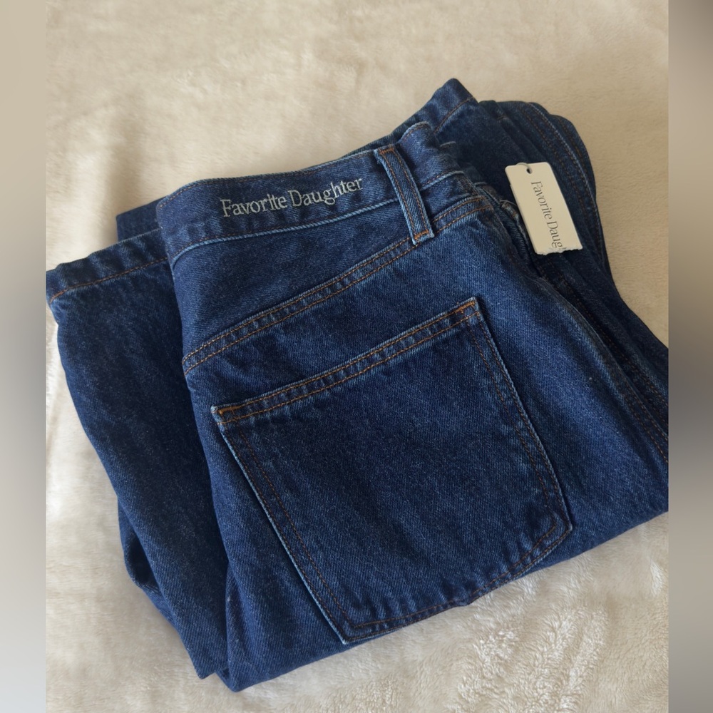 NWT Favorite Daughter Jeans “Masha” super high rise and wide leg jeans size 29